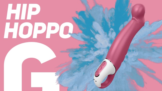 Потужний вібратор Satisfyer Vibes Petting Hippo з гнучким стовбуром, літій силікон, 12 режимів