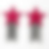 Пестис-зірки з бахромою JSY Nipple Sticker RT236112 Black, стікери Пестис-зірки з бахромою JSY Nipple Sticker RT236112 Black, стікери