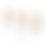 Анальная пробка LOCKINK SEVANDA Hollow Spiral Golden Metal Anal Plug - S size