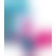 Анальна пробка - RelaXxxx Anal plug Silicone With Blue Crystal, рожевий, M