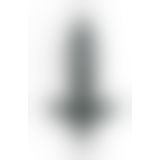 Анальна пробка - Black Velvet Vibrating Plug Small