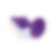 Анальна пробка - Silicone Purple Plug M