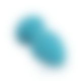 Анальная вибропробка Cala Azul - Blanca Vibrating anal plug