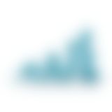 Анальная вибропробка Cala Azul - Blanca Vibrating anal plug