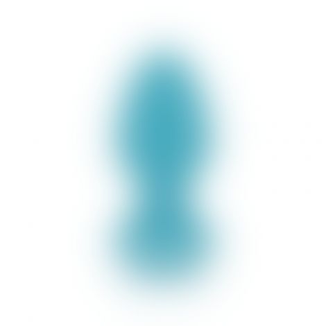 Анальна вібропробка Cala Azul – Blanca Vibrating anal plug, 10 режимів