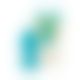 Анальная вибропробка Cala Azul - Blanca Vibrating anal plug