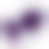 Набір силіконових анальних пробок із кристалом Rianne S: Booty Plug Set Purple, діаметр 3,2см, 3,5см, 4,2см