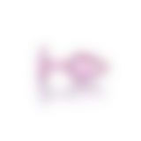 Анальна пробка - Jewellery Pearl Pink Heart Plug Clear S