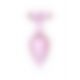 Анальна пробка - Jewellery Pearl Pink Heart Plug Clear S