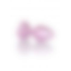 Анальна пробка - Jewellery Pearl Pink Heart Plug Clear S