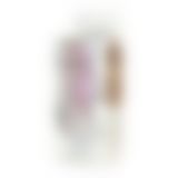 Анальна пробка - Jewellery Pearl Pink Heart Plug Clear S