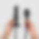 Надувний фалоімітатор Strap-On-Me INFLATABLE DILDO PLUG - NOIR, кулька всередині, діаметр до 6 см