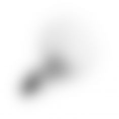 Металева анальна пробка М Art of Sex - Metal Butt plug Rabbit Tail White, діаметр 3,4 см