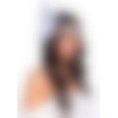 Пов’язка на голову з крилами Leg Avenue Feather headband White, пір’я та натуральна шкіра