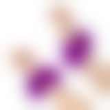 Наручники - Secret Play Feather Handcuffs Purple