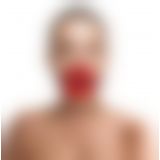 Кляп-розширювач у формі губ Art of Sex – Gag Lips, натуральна шкіра