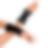 Плісовані манжети на руки Art of Sex - Eva, колір чорний