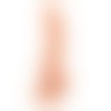 Фалоімітатор з мошонкою - Liquid Silicone Navigato Flesh