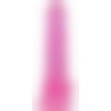 Фалоімітатор з мошонкою - Jelly Studs Crystal Dildo Large 8" Pink Фалоімітатор з мошонкою - Jelly Studs Crystal Dildo Large 8" Pink