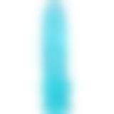 Фаллоимитатор Doc Johnson Crystal Jellies - 8 Inch Realistic Cock with Balls- Teal