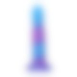 Фалоімітатор, що світиться в темряві, ADDICTION Rave 8″ Glow in the Dark Dildo Blue Purple, 20,3 см