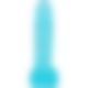 Фаллоимитатор Doc Johnson Crystal Jellies - 8 Inch Realistic Cock with Balls- Teal
