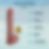 Фалоімітатор - Erospace Natural Play Silicone Dildo D3, 24 см (пошкоджена упаковка)