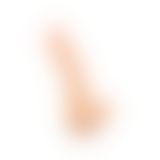 Пикантные штучки - фаллоимитатор с вибрацией (телесный), 22х3.5 см