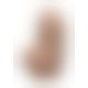 Doc Johnson Fat D 6 In w Balls Firmaskyn - товстий фалоімітатор, 10,8х7 см