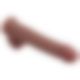 Фалоімітатор - Erospace Natural Play Silicone Dildo D3, 24 см (пошкоджена упаковка)