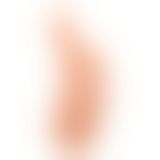 Двойной фаллоимитатор - Naked Legend Liquid Silicone Stripper Flesh Double Dildo