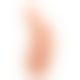 Двойной фаллоимитатор - Naked Legend Liquid Silicone Stripper Flesh Double Dildo