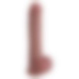 Фалоімітатор - Erospace Natural Play Silicone Dildo D3, 24 см (пошкоджена упаковка)