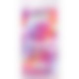 Фаллоимитатор Doc Johnson Crystal Jellies - 6.5 Inch Classic Dong - Rainbow