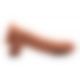 8 Inch Ultra Real Dual Layer Suction Cup Dildo - Medium Skin Tone - фалоімітатор 18х5 см