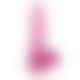 Фалоімітатор з мошонкою - Jelly Studs Crystal Dildo Medium 7" Pink