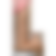 Фалоімітатор Doc Johnson The Realistic Cock 6 inch White – ULTRASKYN, Vack-U-Lock, діаметр 4,3 см