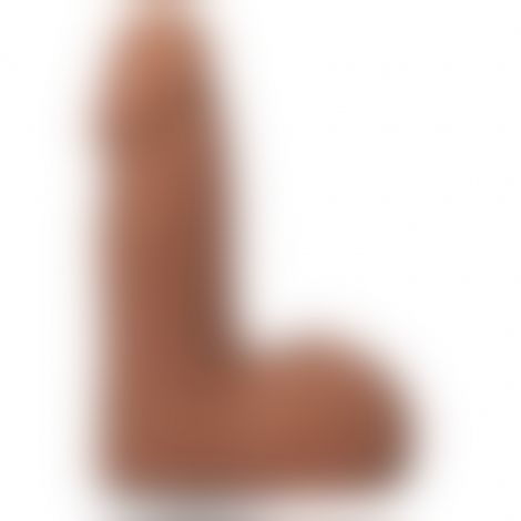 Фаллоимитатор Doc Johnson The Realistic Cock ULTRASKYN - 5 Inch with Balls Caramel