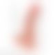 Фалоімітатор для секс-машин Hismith 8.25" Dual-density dildo with veins, система KlicLok