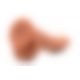 8 Inch Ultra Real Dual Layer Suction Cup Dildo - Medium Skin Tone - фалоімітатор 18х5 см