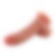 Фалоімітатор для секс-машин Hismith 8.25" Dual-density dildo with veins, система KlicLok
