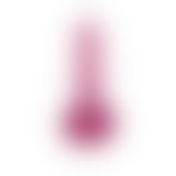 Фалоімітатор з мошонкою - Jelly Studs Crystal Dildo Medium 7" Pink