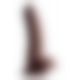 8 Inch Ultra Real Dual Layer Suction Cup Dildo - Medium Skin Tone - фалоімітатор 18х5 см