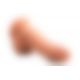 8 Inch Ultra Real Dual Layer Suction Cup Dildo - Medium Skin Tone - фалоімітатор 18х5 см