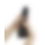 Реалістичний фалоімітатор Strap-On-Me Sliding Skin Realistic Dildo Black - M, ефект рухливої шкіри