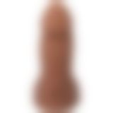 Фалоімітатор Doc Johnson The Realistic Cock ULTRASKYN - 5 Inch with Balls Caramel