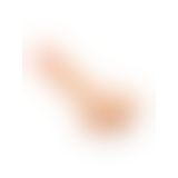 Пикантные Штучки - реалистичный вибратор с мощной присоской(телесный), 15х3 см