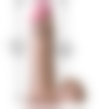 Фалоімітатор Doc Johnson The Realistic Cock 8 inch White - ULTRASKYN, Vack-U-Lock, діаметр 5,1 см