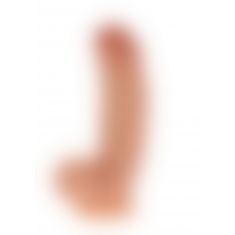 Get Real Silicone Dildo 7 inch w Balls силиконовый фаллоимитатор с мошонкой, 18х3.5 см