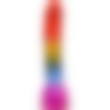 Фалоімітатор Doc Johnson Crystal Jellies - 9.5 Inch Dildo - Rainbow
